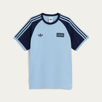 Oasis x adidas Camiseta Tour 3-Stripes Blue