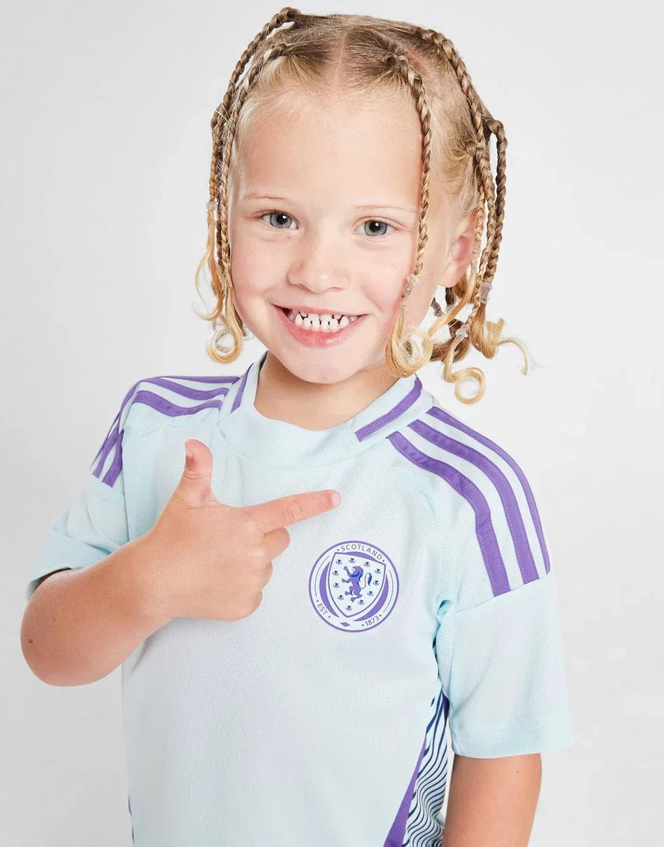 Camiseta de visitante de Escocia para niños 2024/2025
