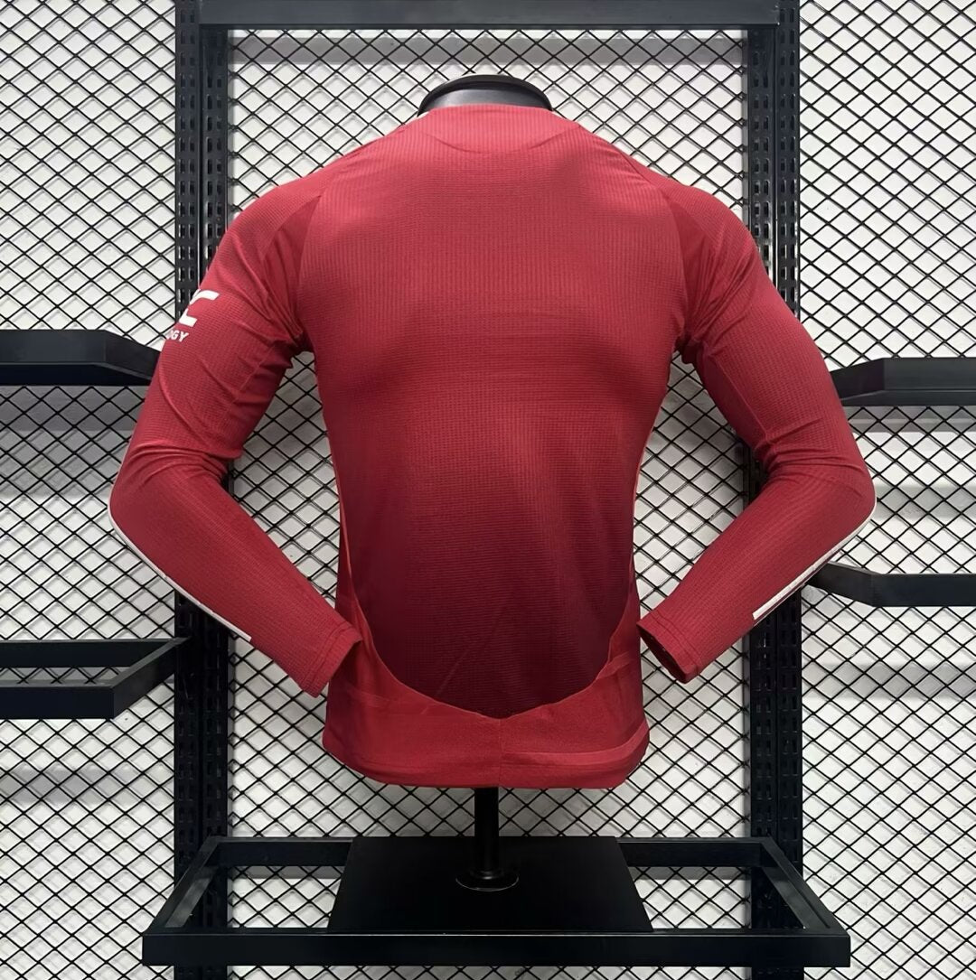 Camiseta de local del Manchester United 2024/2025, manga larga