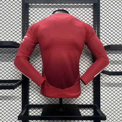 Camiseta de local del Manchester United 2024/2025, manga larga