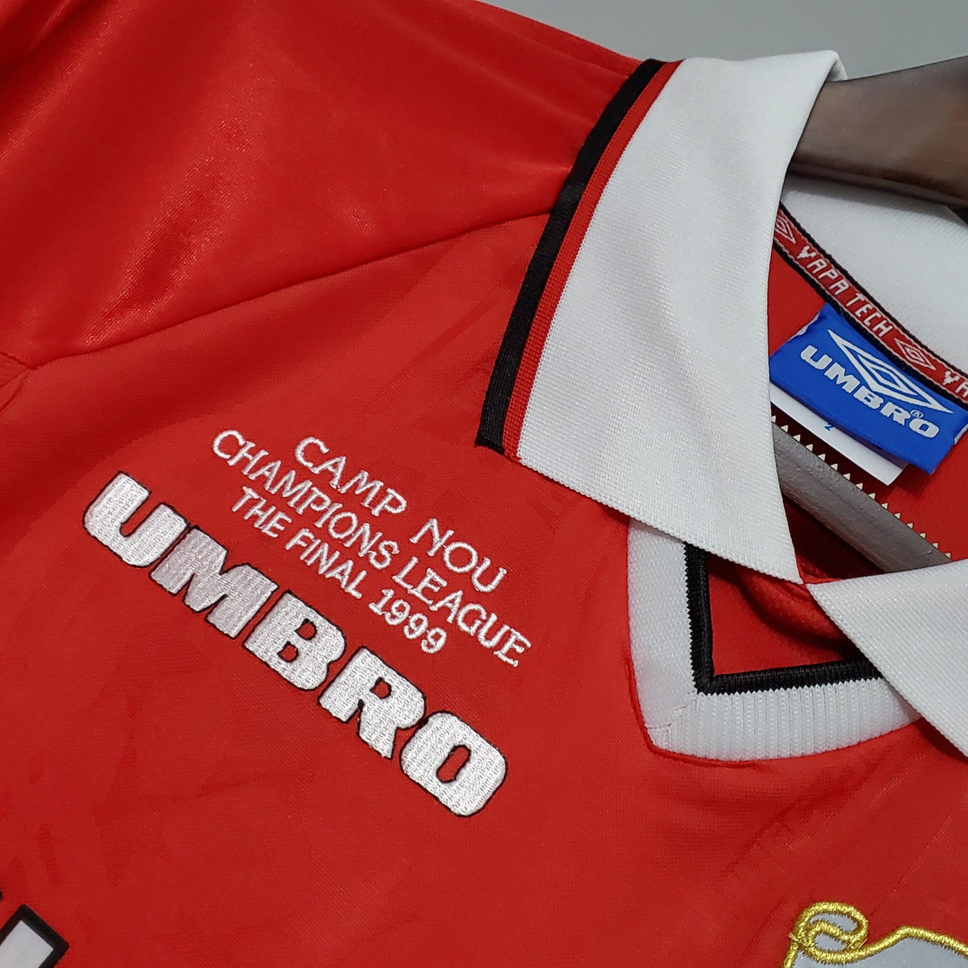 Camiseta retro local del Manchester United 1999/00 - Manga larga