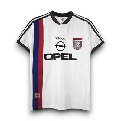 Camiseta retro de visitante del Bayern Múnich 1996