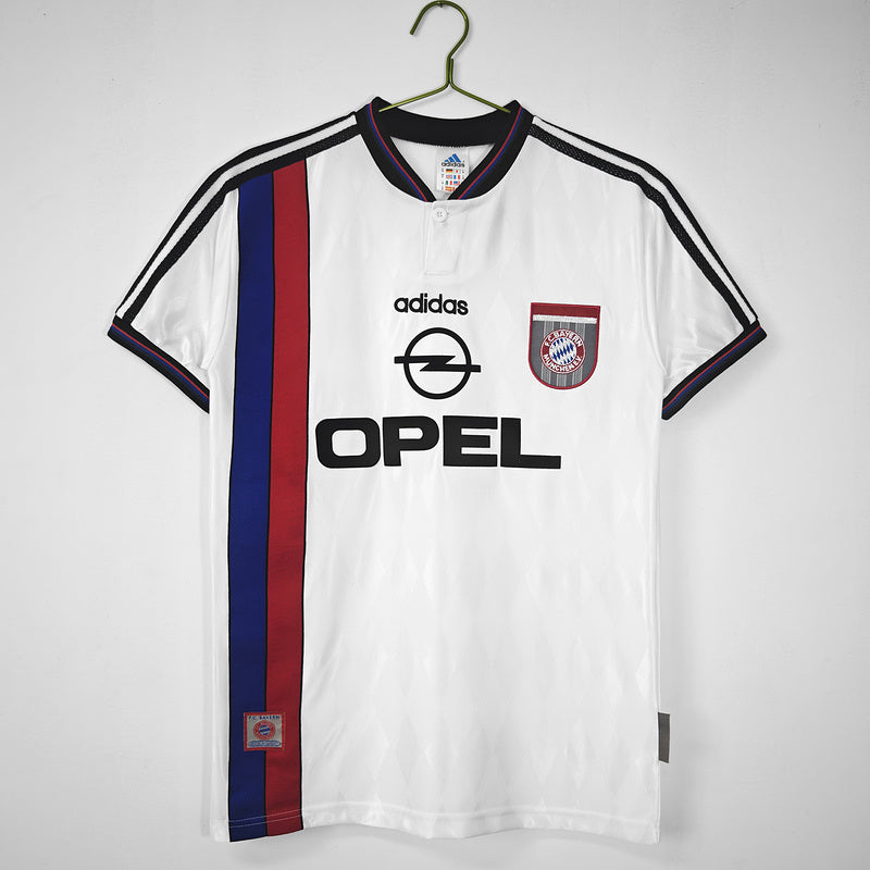 Camiseta retro de visitante del Bayern Múnich 1996