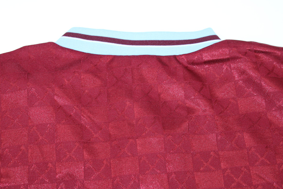 Camiseta retro de local del West Ham United 1989/1990