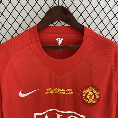 Camiseta retro local del Manchester United 2007/08 - Campeones
