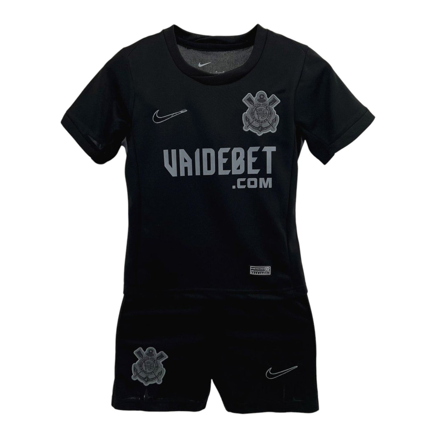 Kit de visitante del Corinthians para niños 2024/2025
