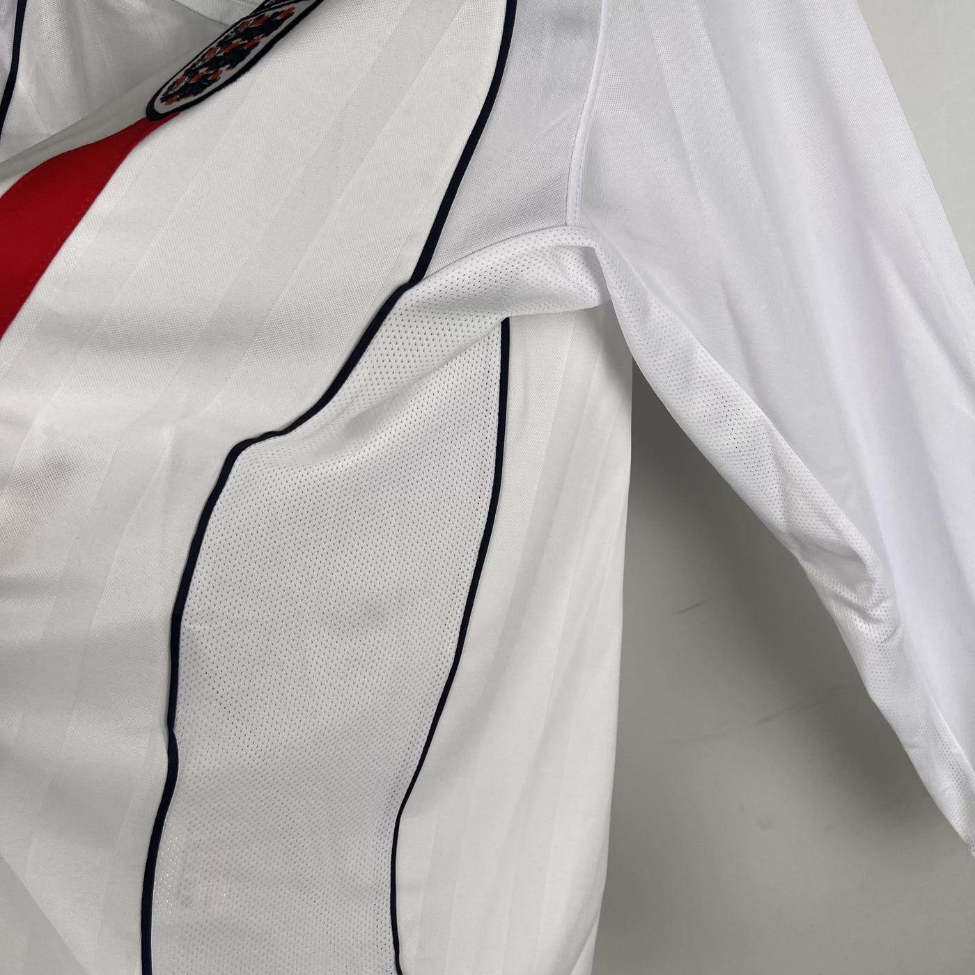 Camiseta retro de local de Inglaterra 2002 - Manga larga