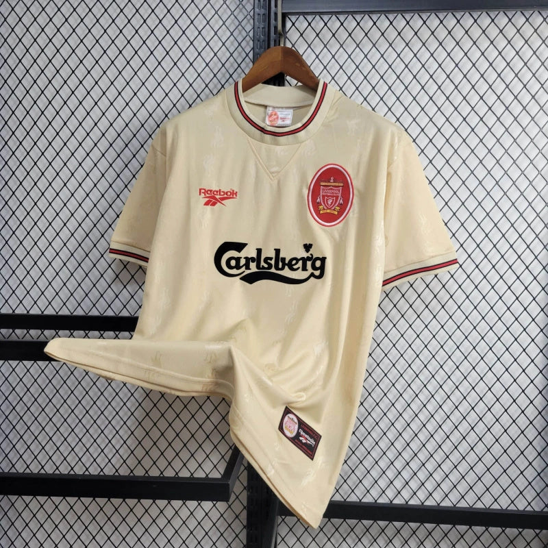 Camiseta retro de visitante del Liverpool 1996