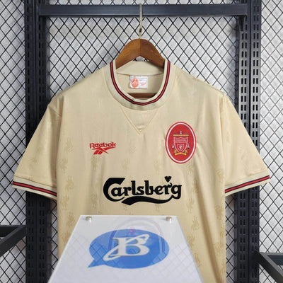 Camiseta retro de visitante del Liverpool 1996