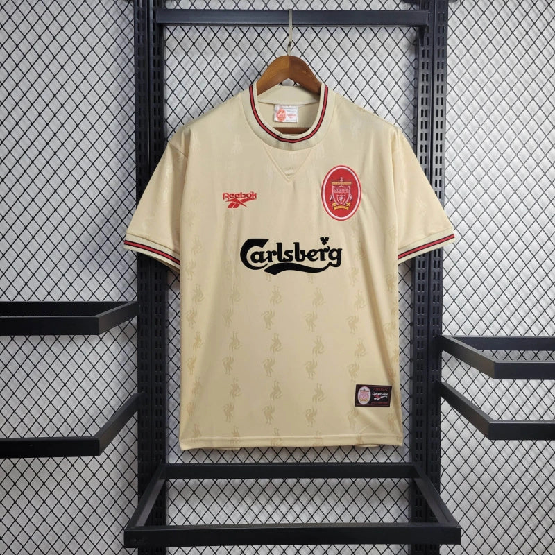 Camiseta retro de visitante del Liverpool 1996