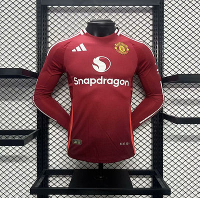 Camiseta de local del Manchester United 2024/2025, manga larga