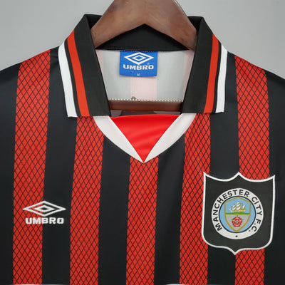 Camiseta retro de visitante del Manchester City 1994/96