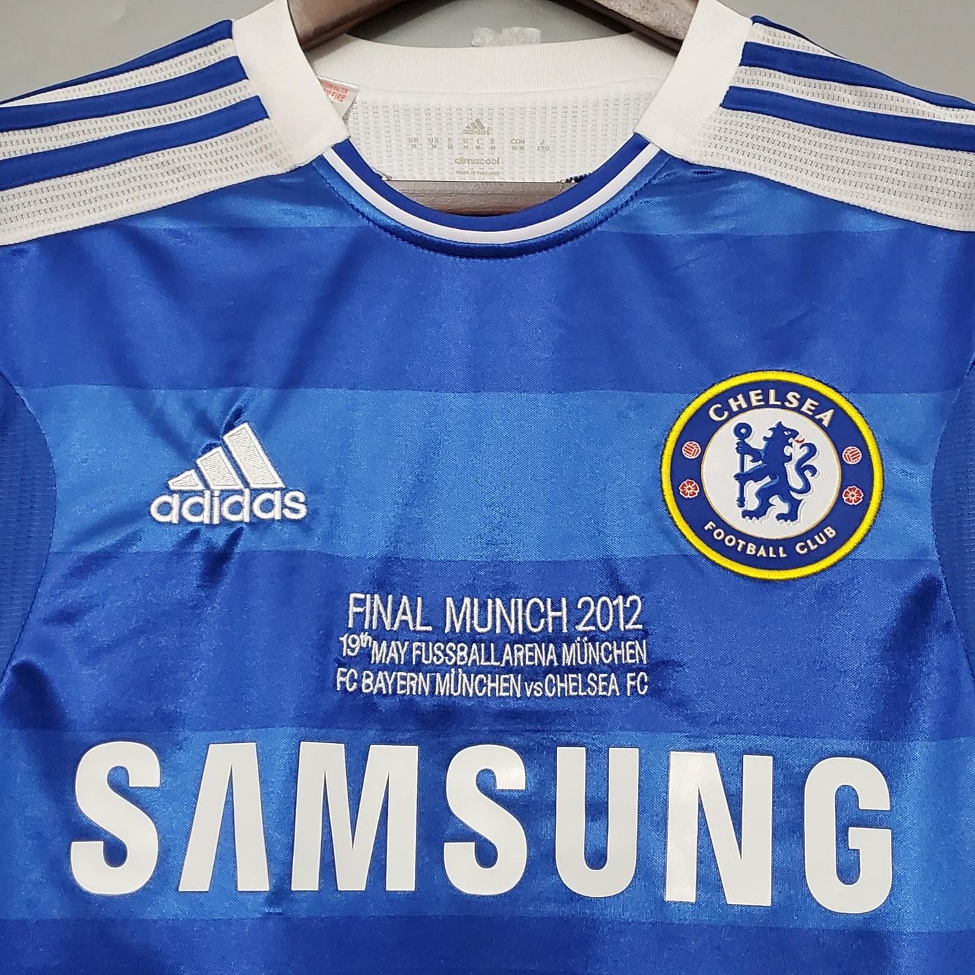 Camiseta retro local del Chelsea 2012 - Liga de Campeones