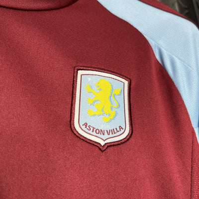 Kit local del Aston Villa para niños 2024/2025