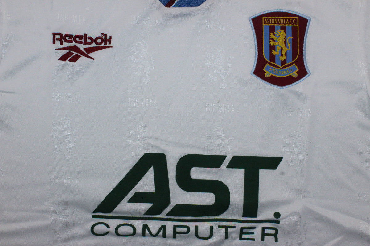 Camiseta retro de visitante del Aston Villa 1995/1996