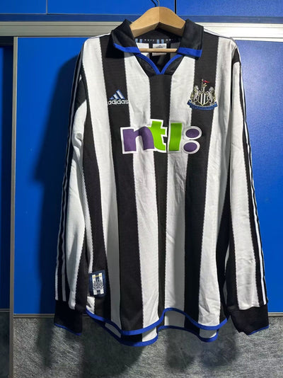 Camiseta retro local del Newcastle 2000/2001 - Manga larga