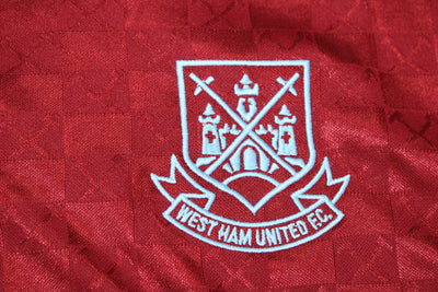 Camiseta retro de local del West Ham United 1989/1990