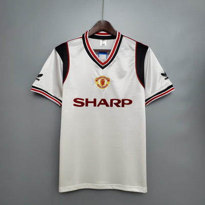 Manchester United Retro blanco 1985