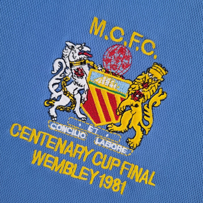 Camiseta retro local del Manchester City 1981/82
