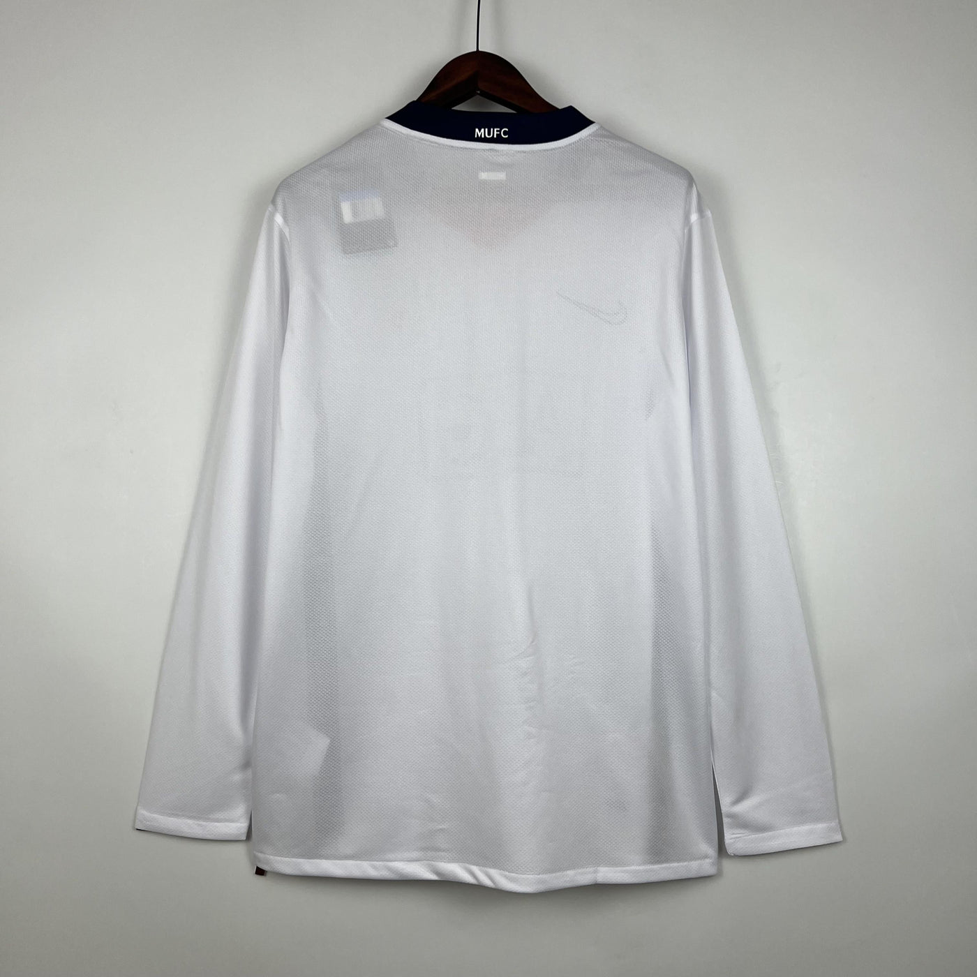 Camiseta retro del Manchester United blanca 2007/08