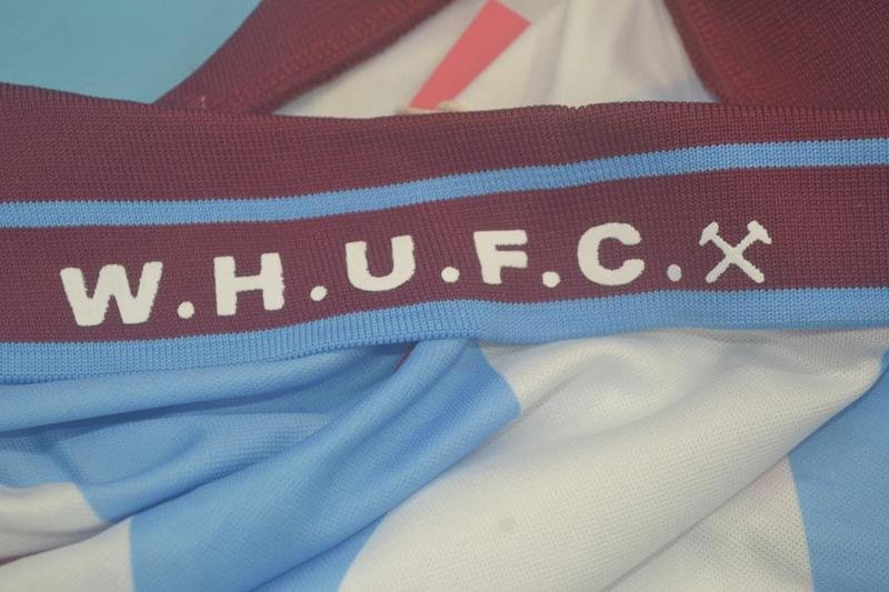 Camiseta retro de visitante del West Ham United 1991/1992