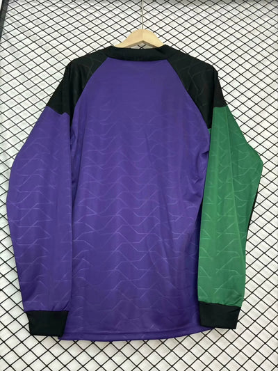 Camiseta retro local del Newcastle 1995/1996, portero, morado - Manga larga