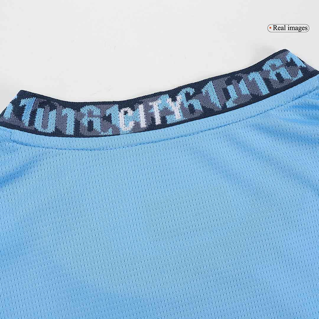 Camiseta local del Manchester City 2024/2025 - Blanco y azul