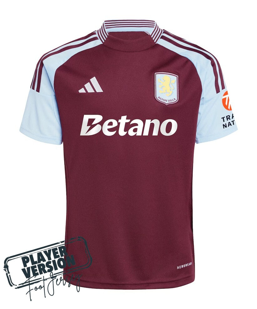 Camiseta de jugador del Aston Villa de local 2024/2025