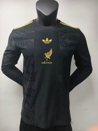 Camiseta de jugador de México de Oro 2025 - Manga larga